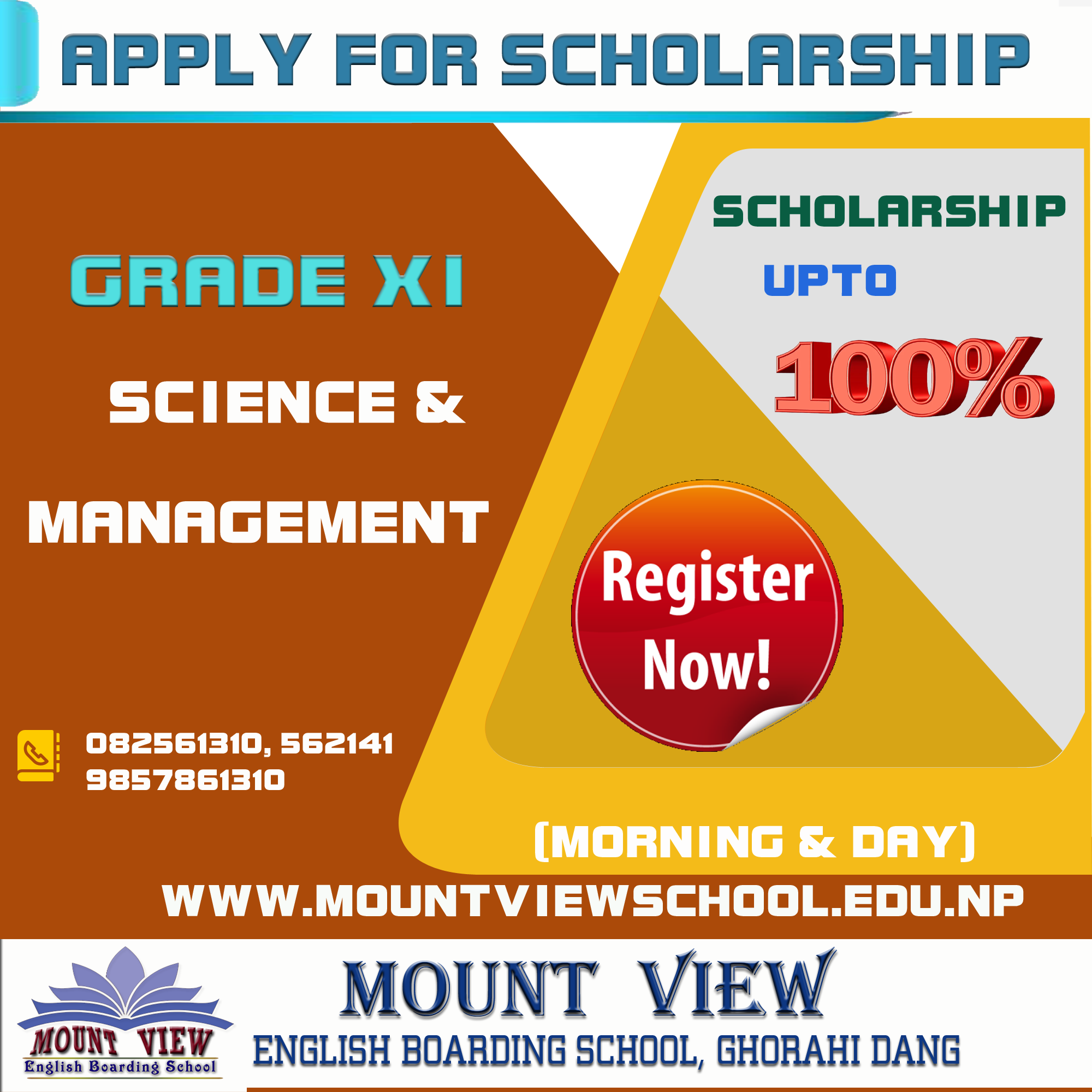 Scholarship For Grade XI
