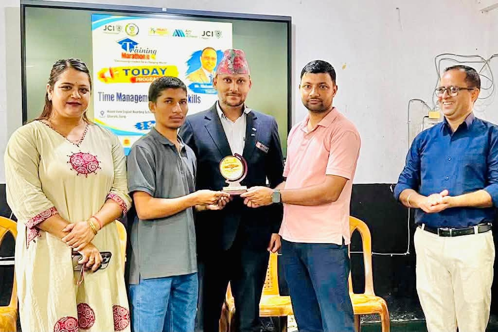 समय व्यवस्थापन र अध्ययन सीपबारे विद्यार्थीलाई प्रशिक्षण कार्यक्रम सम्पन्न
